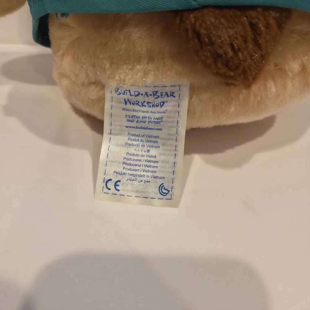 Build A Bear Dog Brown &‎ Tan Girl Scout Cloths USA Retired